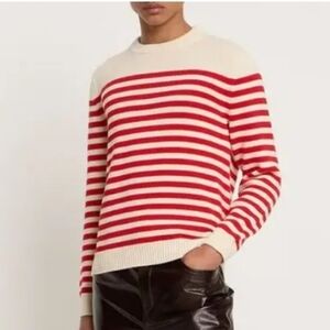 Gucci NWTs Stripped Cotton & Wool Sweater